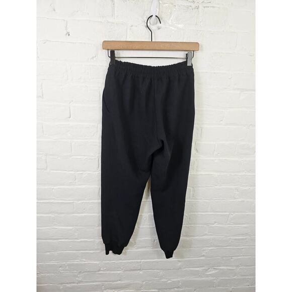 Wilfred Women's Elastic Waist Drawstring Jogger Pant Solid Black Size XS - Picture 2 of 5